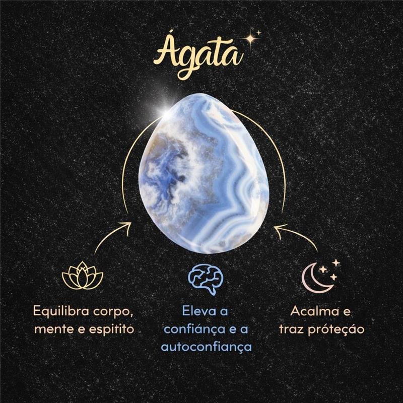Gargantilha Ágata Banhado Ouro — ALUENA