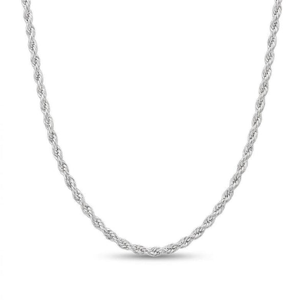 Gargantilha Cordão Baiano 1,5mm Banhado Prata — ALUENA