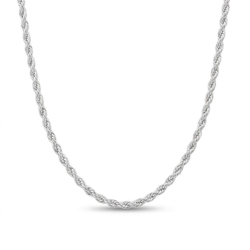 Gargantilha Cordão Baiano 1,5mm Banhado Prata — ALUENA