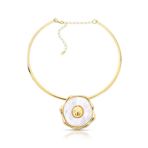 Gargantilha Aro Banhado Ouro — ALUENA