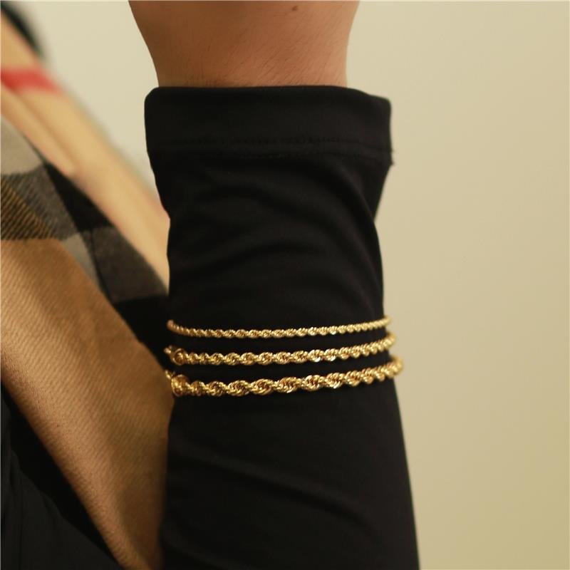 Pulseira Cordão Baiano 2mm Banhado Prata — ALUENA
