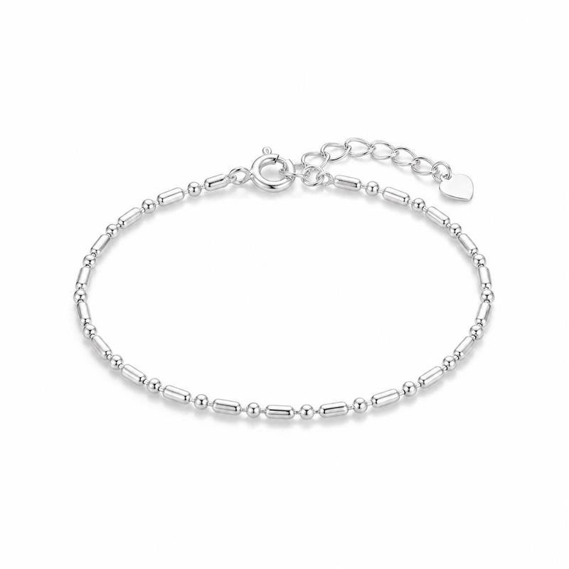 Pulseira Banhado Prata Tik Tok — ALUENA