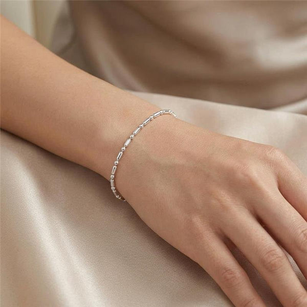 Pulseira Banhado Prata Tik Tok — ALUENA