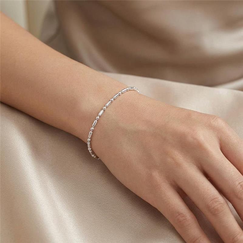 Pulseira Banhado Prata Tik Tok — ALUENA