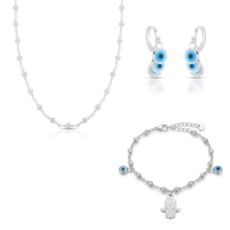 Conjunto Proteção Banhado Prata 925 — ALUENA