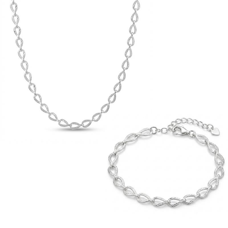 Conjunto Gotinhas Banhado Prata 925 — ALUENA