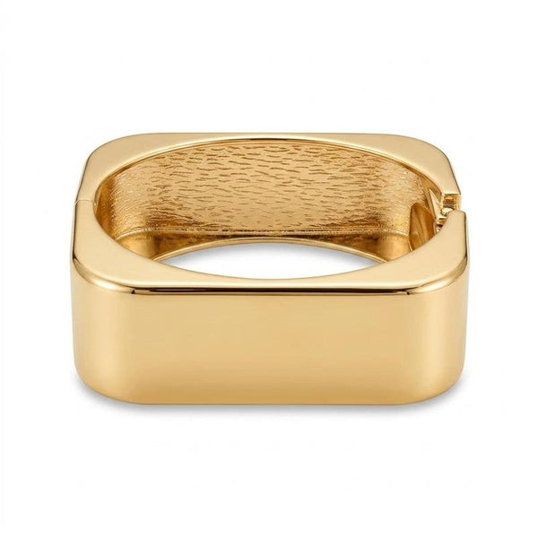 Bracelete Quadrado Banhado Ouro — ALUENA