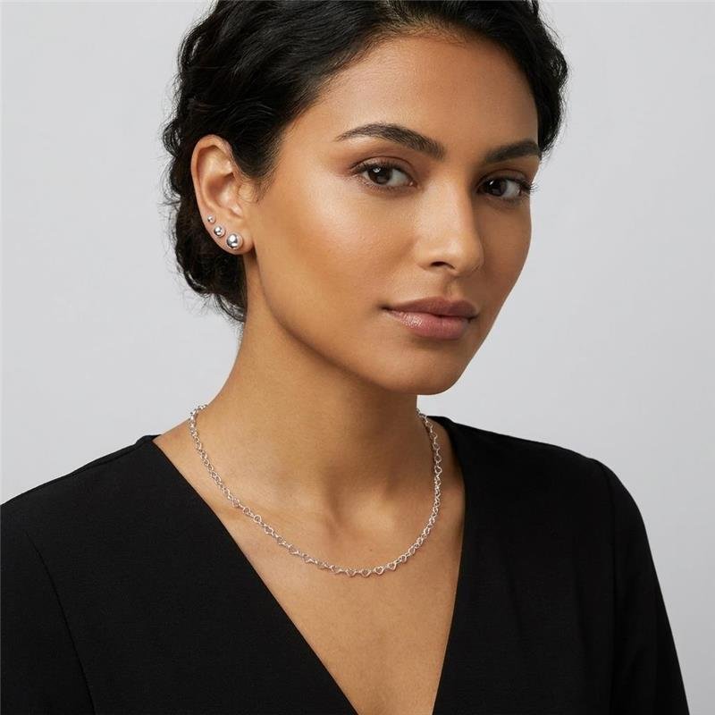 Brinco Trio de Bolinha Banhado Prata 925 — ALUENA