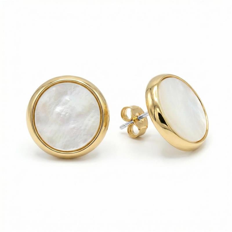 Brinco Redondo Banhado Ouro — ALUENA