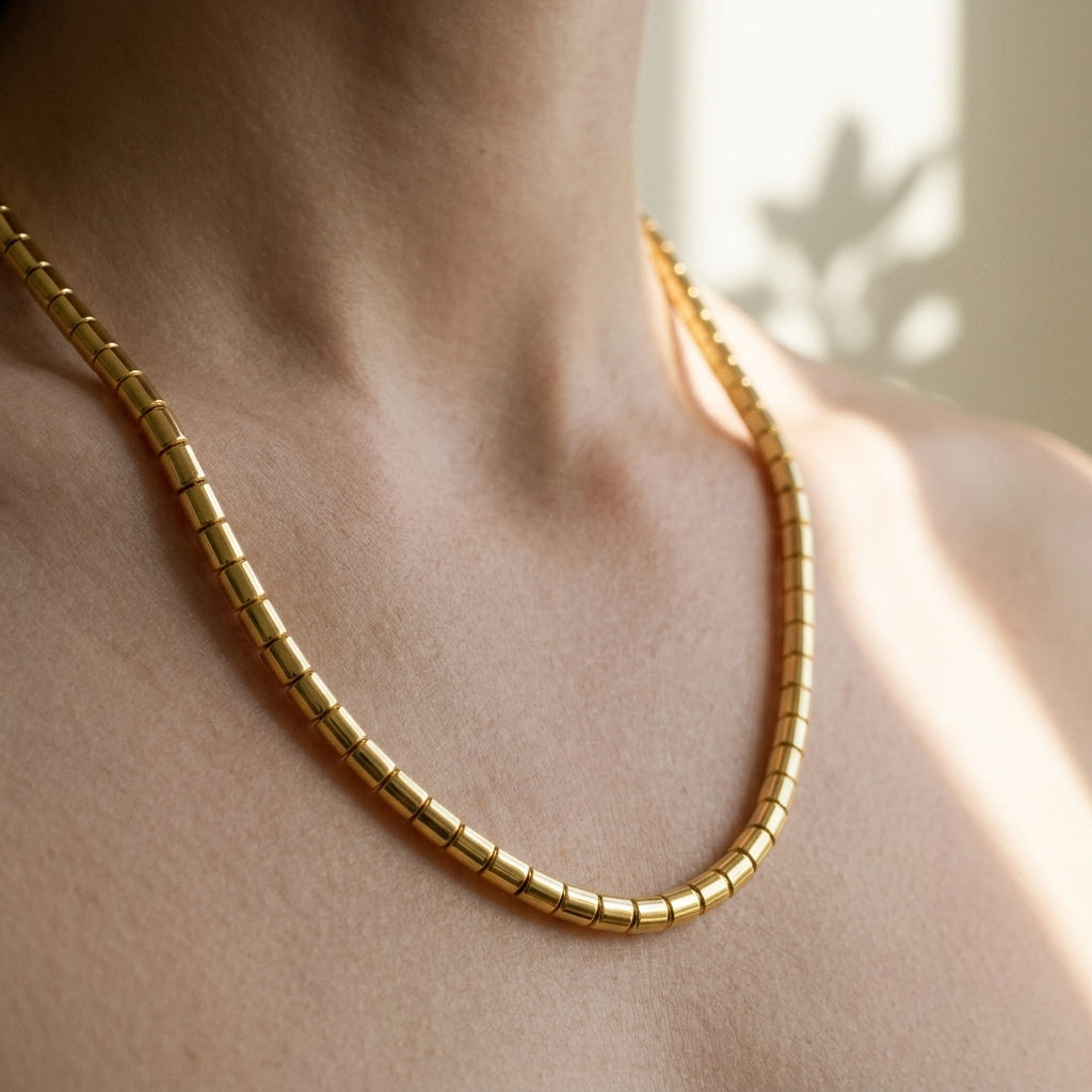 Colar Canutilhos · Banho Especial de Ouro
