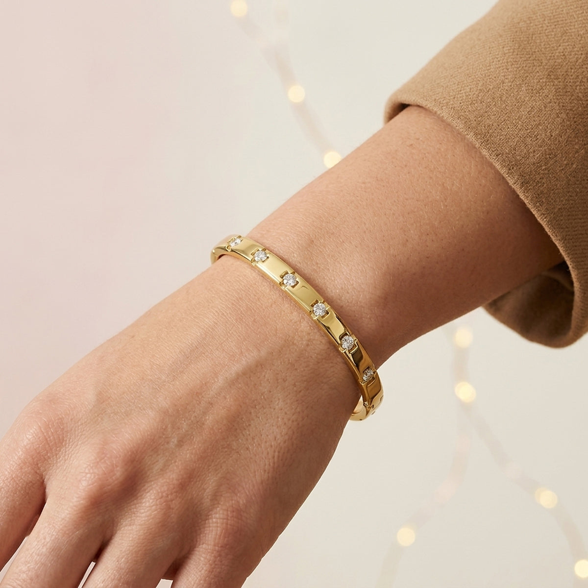 Bracelete Clássico · Banhado a Ouro